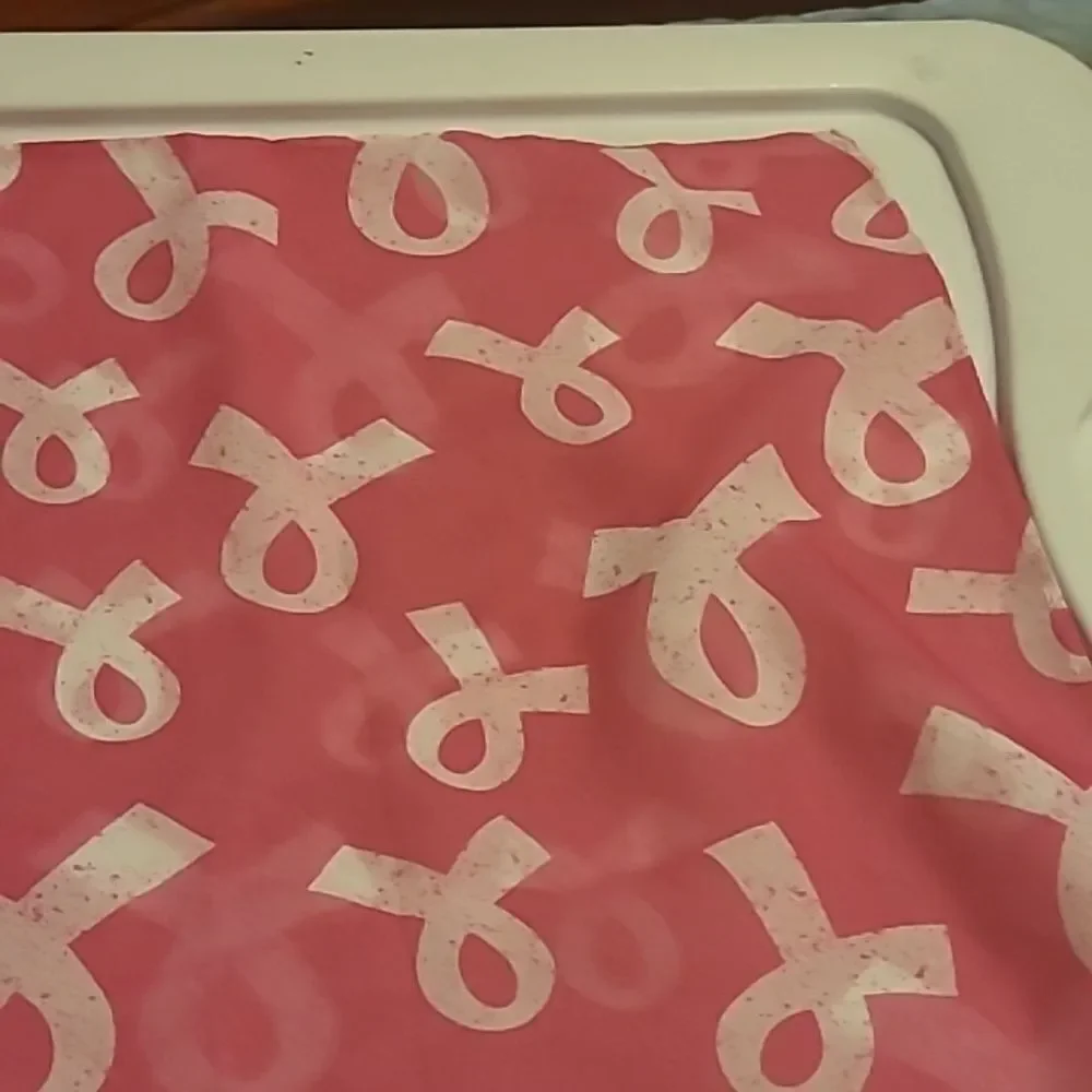 Pink Ribbon Scarf